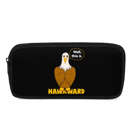 Hawk Word Pun for Animal Lovers Pencil Cases