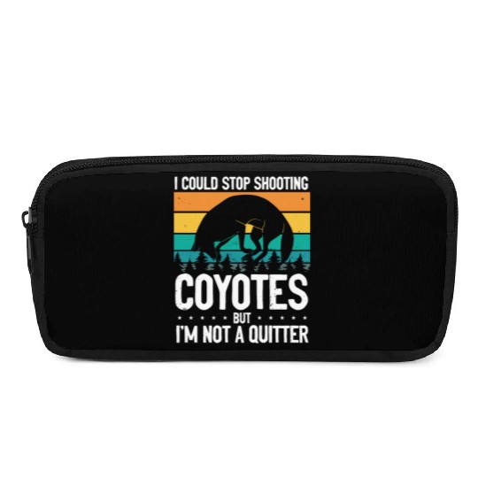 Coyote Trapping Coyote Hunting Yote Hunting Gift Pencil Cases