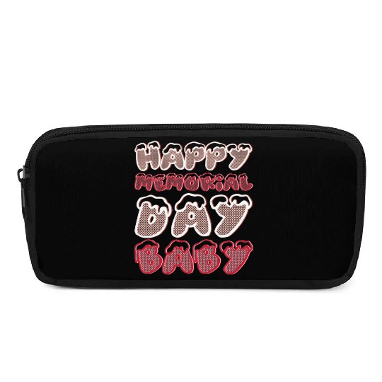 Happy Memorial Day Baby Pencil Cases