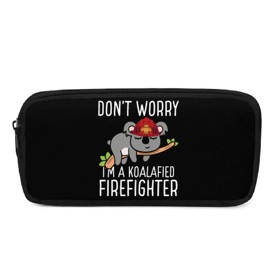 Firefighter Fire Hose Koala Rescueer Firefighter Pencil Cases