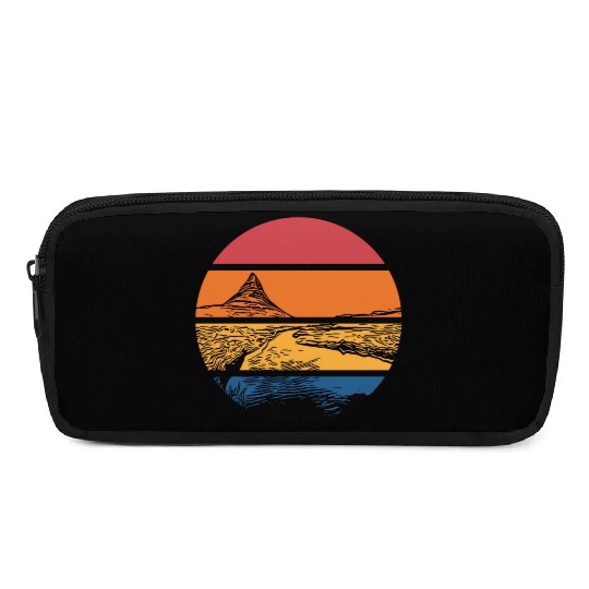 River In Sunset With Mountain Pencil Cases