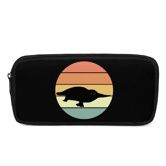 Retro Platypus Pencil Cases