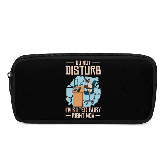 Working Busy Cat Employee Cat Owner Worker Pencil Cases