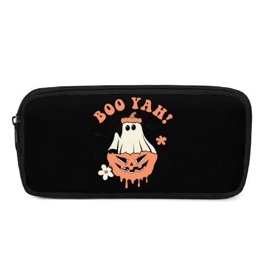Halloween Trick Or Treat Spooky Season Boo Yah Pencil Cases