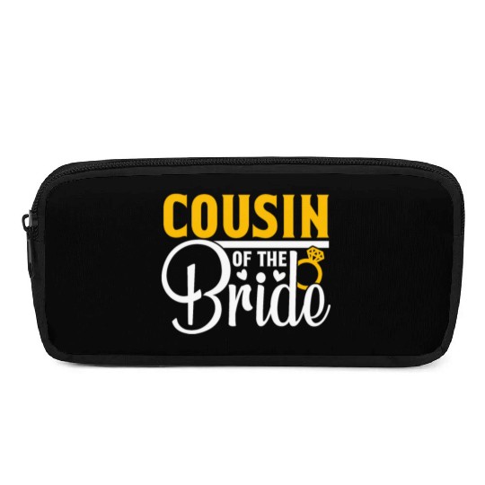 Cousin Of The Bride Wedding Party Matching Gift Pencil Cases