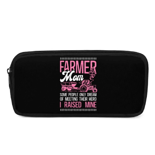 Farming Farmer Mom Mother Tractor Pencil Cases