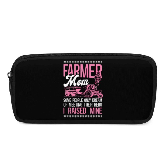 Farming Farmer Mom Mother Tractor Pencil Cases