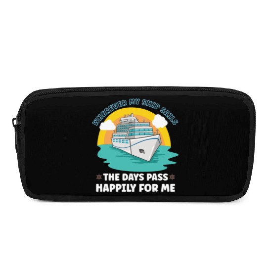 Boating Boat Captain Cruise Ship Cruising Yacht Pencil Cases