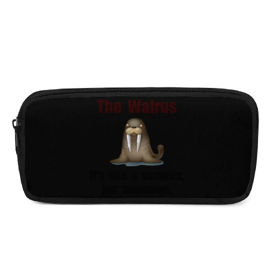 Walrus Vampire Funny Pencil Cases