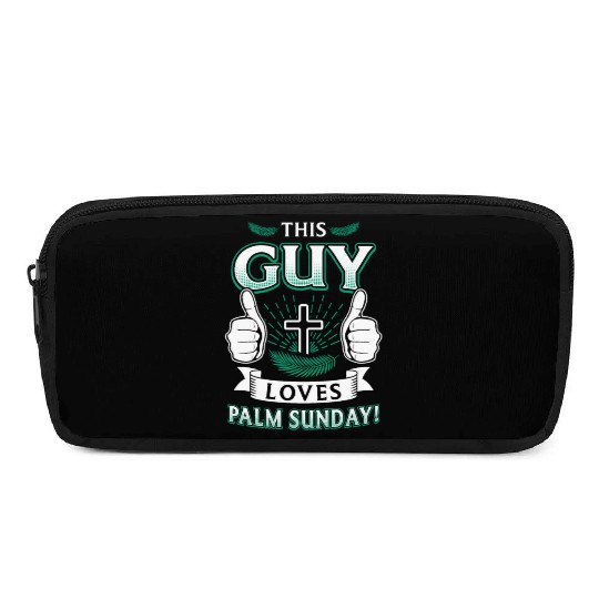 This Guy Loves Palm Sunday Easter Faith Savior Pencil Cases