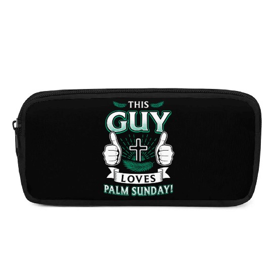 This Guy Loves Palm Sunday Easter Faith Savior Pencil Cases