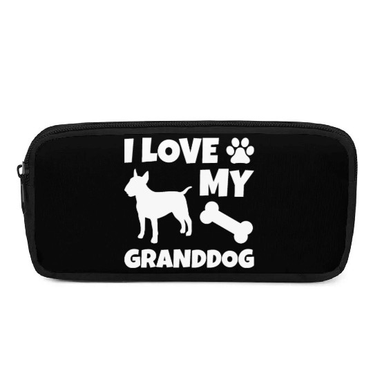 I Love My Granddog English Bull Terrier Pencil Cases