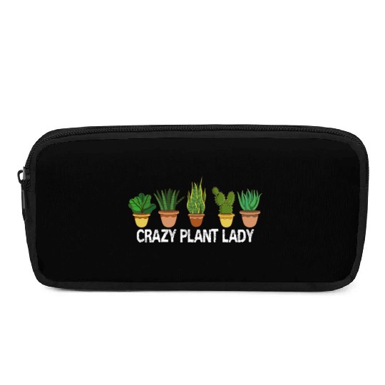 Crazy Plant Lady Plants Garden Gardener Gardening Pencil Cases