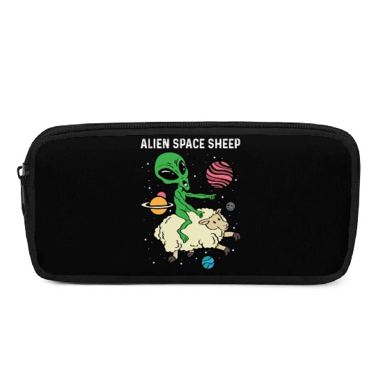 Alien Space Sheep Astronaut Or Space Pilot Gift Pencil Cases