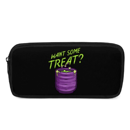 Want Some Treat Pot Of Green Witch Tea Slime Pencil Cases