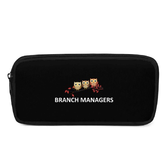 Branch Managers Cute Owls Owl Lover Bird Watcher Pencil Cases