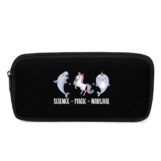 Science Magic Narwhal Unicorn Of The Sea Animal Pencil Cases