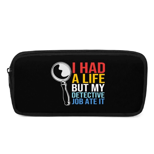 Crime Investigator Humor Funny Private Detective Pencil Cases