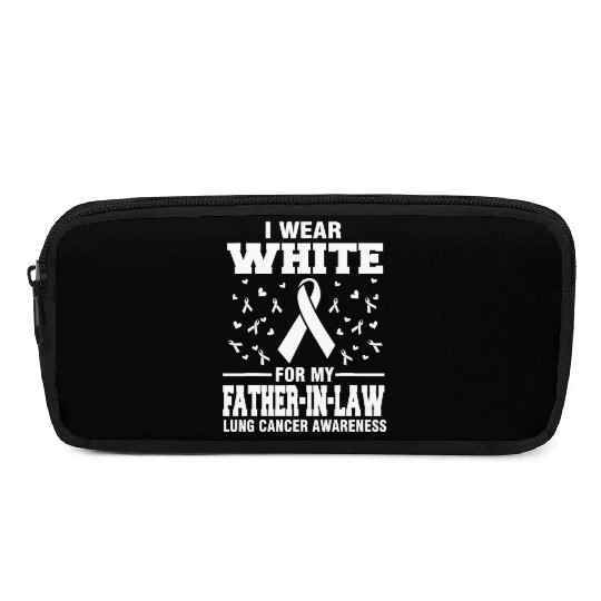 Lung Cancer Awareness I Wear White For My Father i Pencil Cases