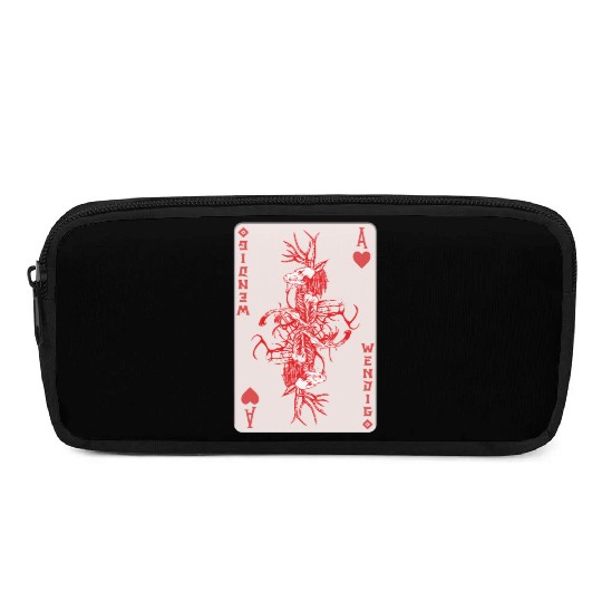 Folk Creature Wendigo Card Halloween Cryptid Pencil Cases