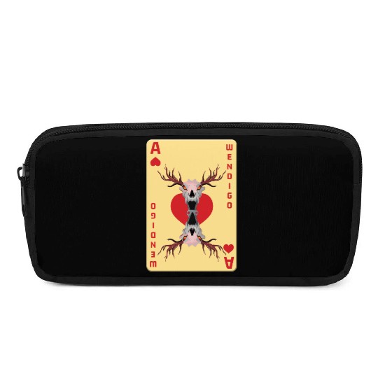 Folk Creature Card Wendigo Halloween Cryptid Pencil Cases