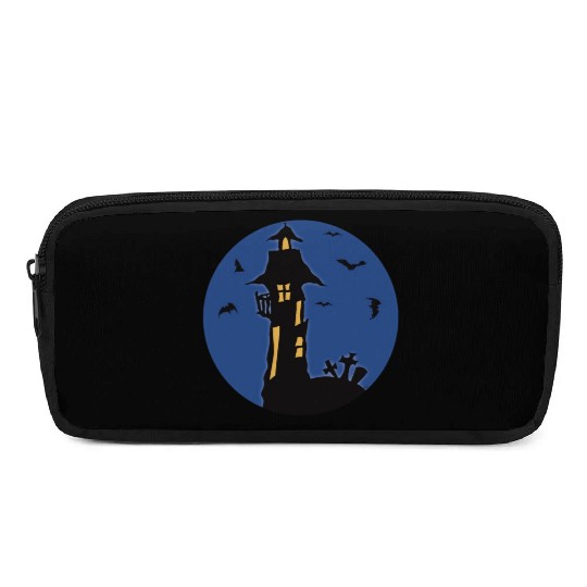 Halloween Haunted House Pencil Cases