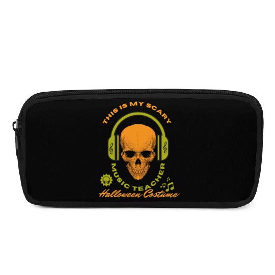 This Is My Scary Music Teacher Halloween Costume Pencil Cases