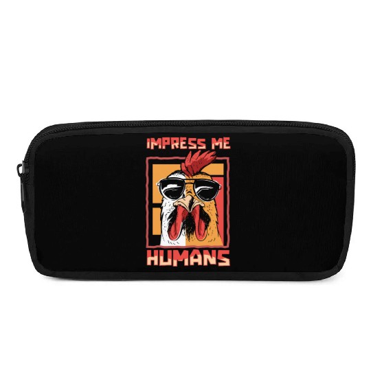 Rooster Cock Sunglasses Pencil Cases