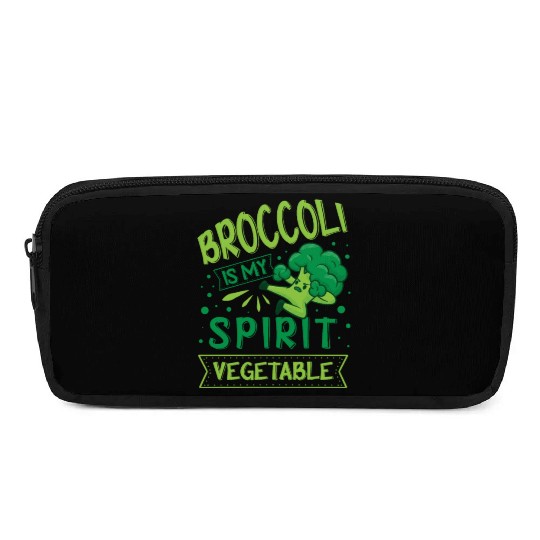Broccoli Is My Spirit Vegetable Vegetarian Vegan Pencil Cases
