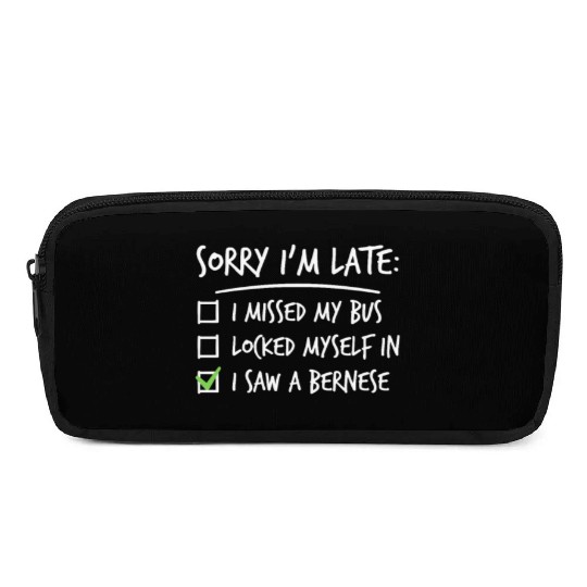 Sorry I'm Late Great Dane Pencil Cases