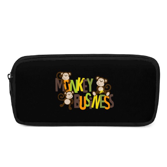 Monkey Business Pencil Cases