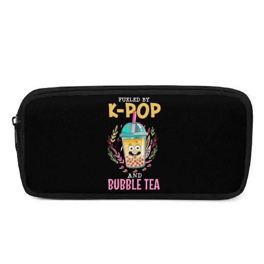 Fueled By K-Pop And Bubble Tea Pencil Cases