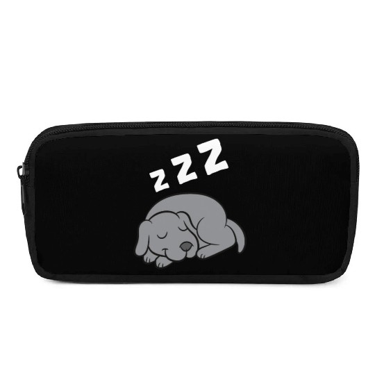 Weimaraner Dog Sleeping Pajama Sleeping Pencil Cases