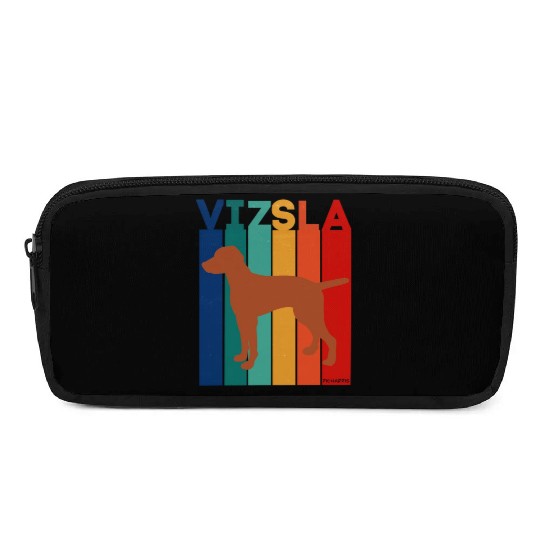 Vizsla Rainbow Square Pencil Cases