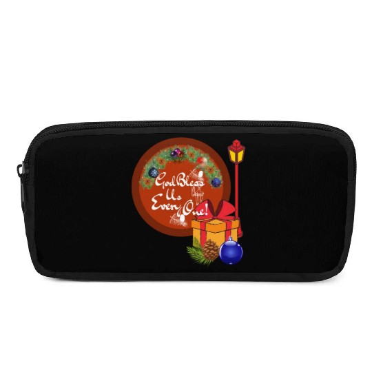 Cute A Christmas Carol God Bless Us Everyone Lamp Pencil Cases