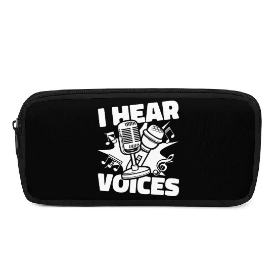 Music Teacher Microphone Pencil Cases