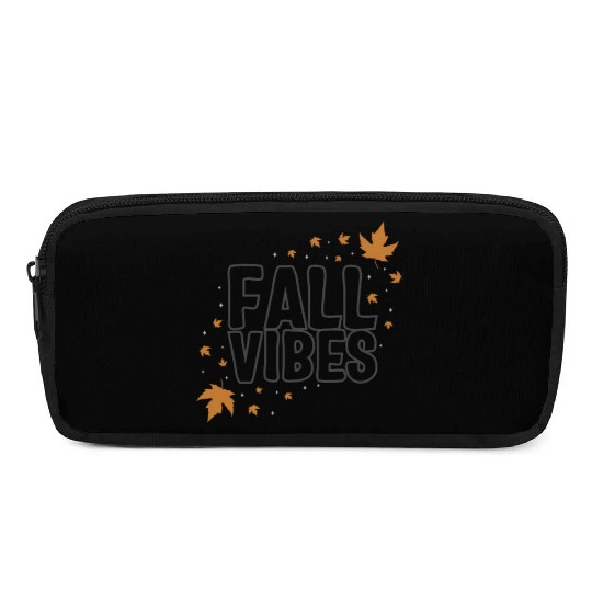 Halloween Theme Fall Vibes Coffee Lover Mug Gift, Pencil Cases