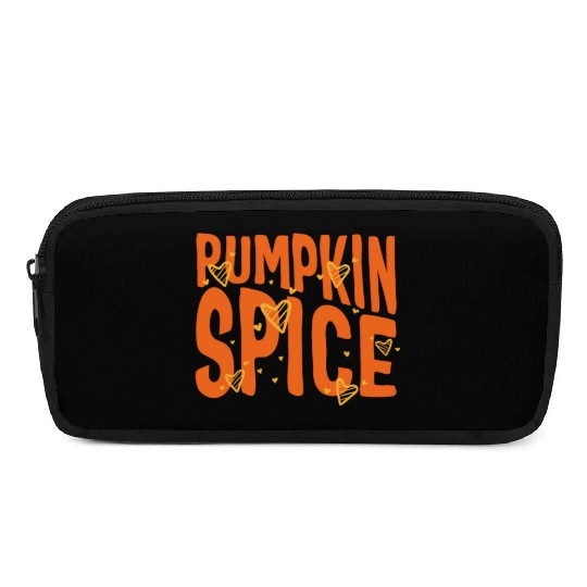 Halloween Theme Cute Pumpkin Spice Coffee Lover Pencil Cases