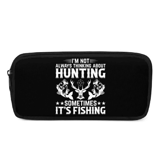 Deer Hunting Fish Fishing Trout Fishing Deer Hunte Pencil Cases