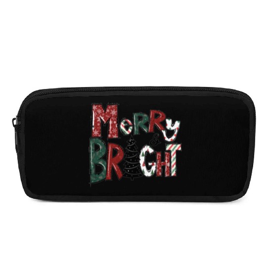 Merry And Bright Pencil Cases | Merry Christmas 2022