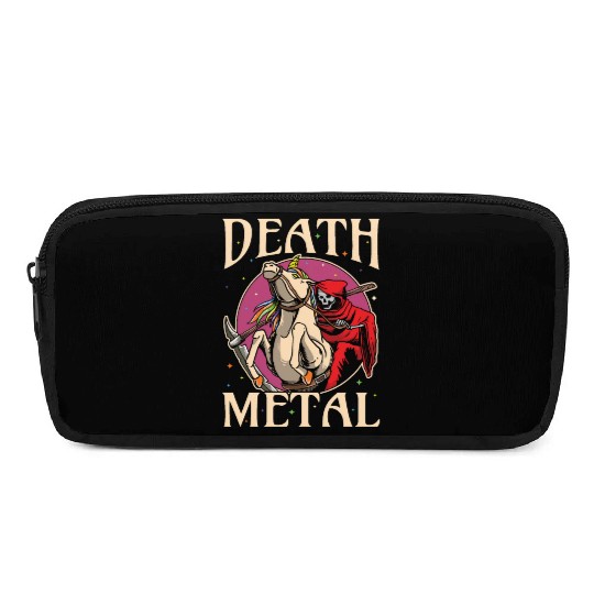 Reaper Rock Satan Unicorn Festivals Death Metal Pencil Cases