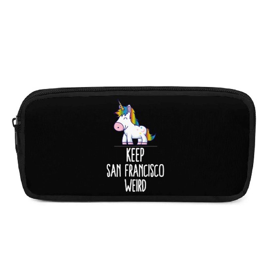 Keep San Francisco Weird Unicorn Liberal Eccentric Pencil Cases