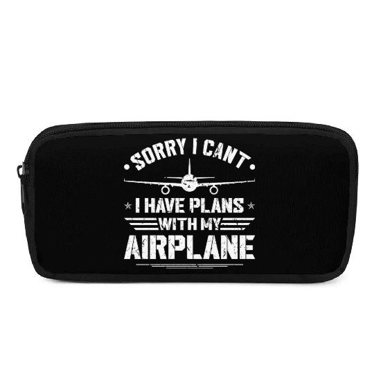 I Cant Have Plans Airplane Aviation Pilots Pencil Cases