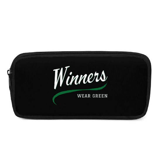 Winners Wear Green Pencil Cases