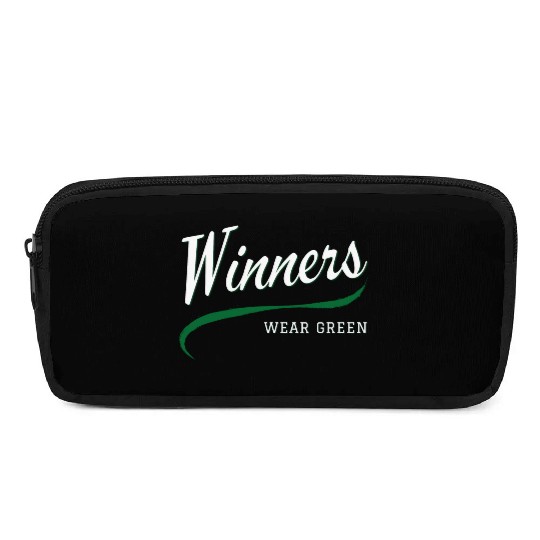Winners Wear Green Pencil Cases