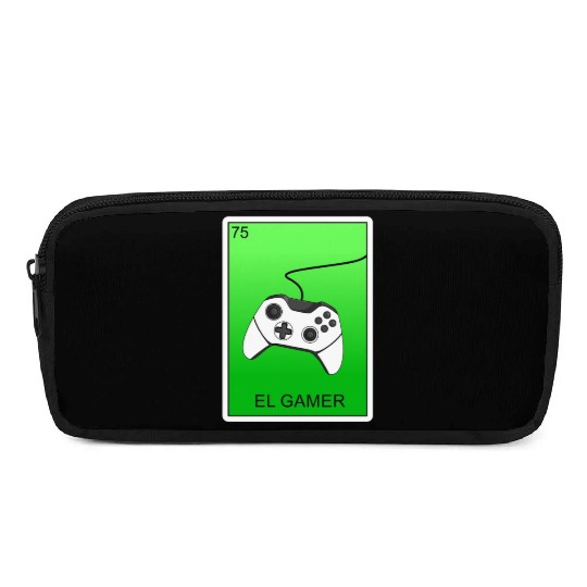 El Gamer Video Gaming Card Mexican Lottery Card Pencil Cases
