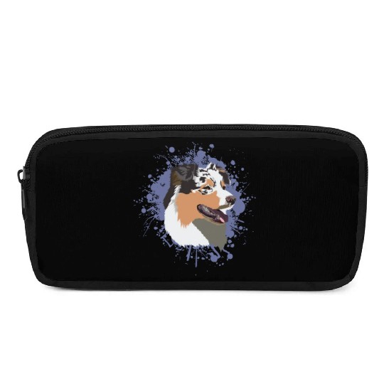 Dog Australian Shepherd Pet Breed Pencil Cases