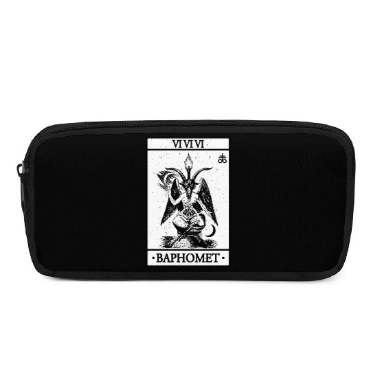 Baphomet Tarot Card Satanic Occult Pencil Cases