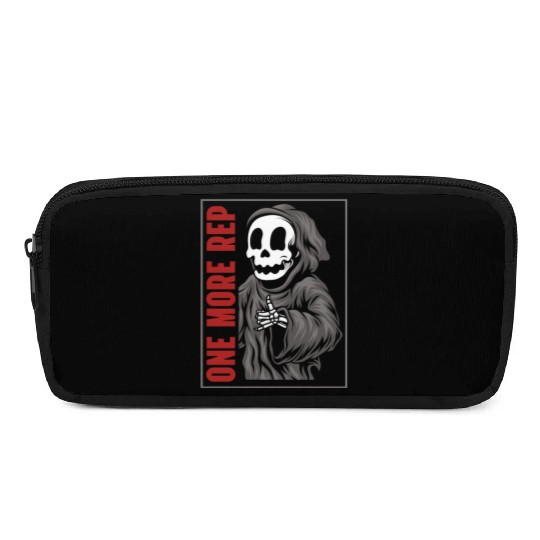 Weightlifting Grim Reaper Gym Workout Humor Pencil Cases