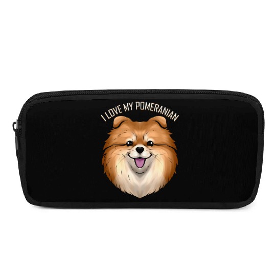 Dog Lover - I Love My Pomeranian Pencil Cases